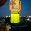 Utsav India Printed Plastic Diwali Kandil (AD93) | Self-Assemble Magic Color Lantern | Reusable Traditional Festival Décor for Home, Balcony & Outdoors