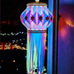 attractive magic color diwali kandil