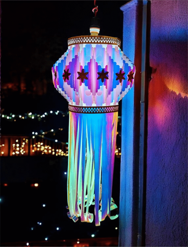 attractive magic color diwali kandil