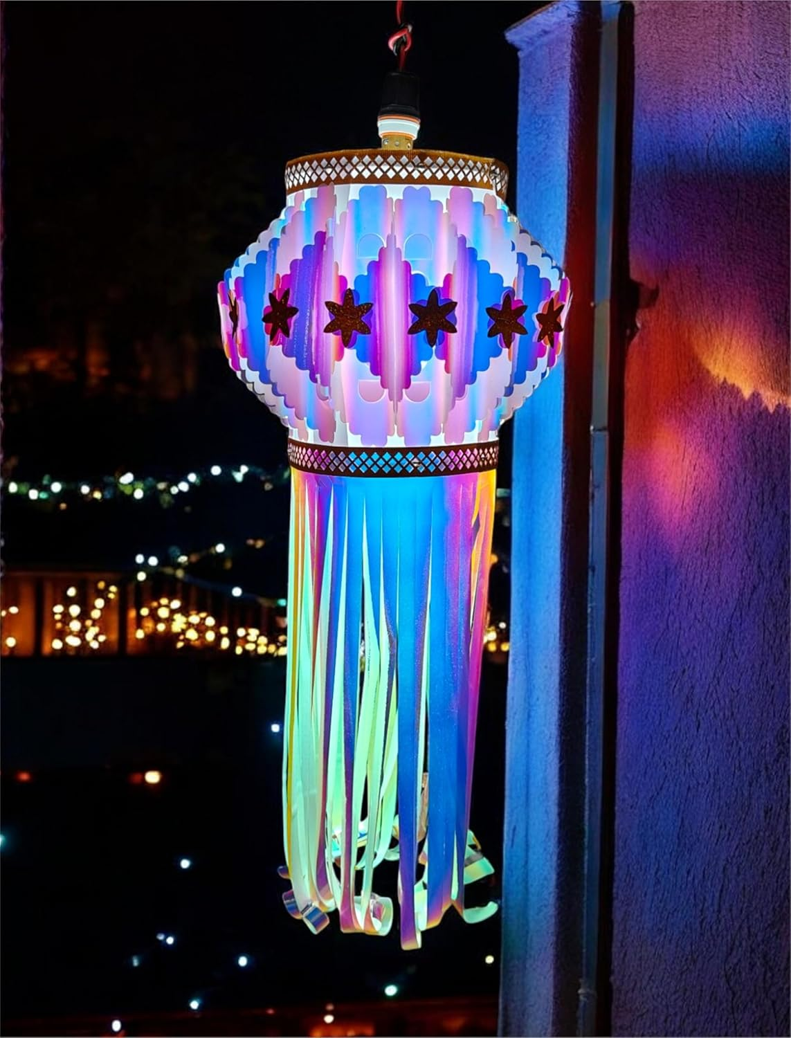 attractive magic color diwali kandil