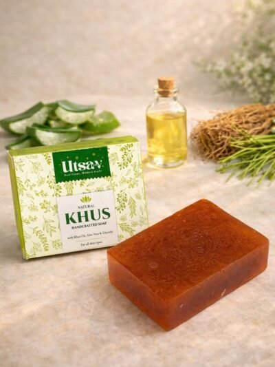 Natural Handcrafted Khus Soap