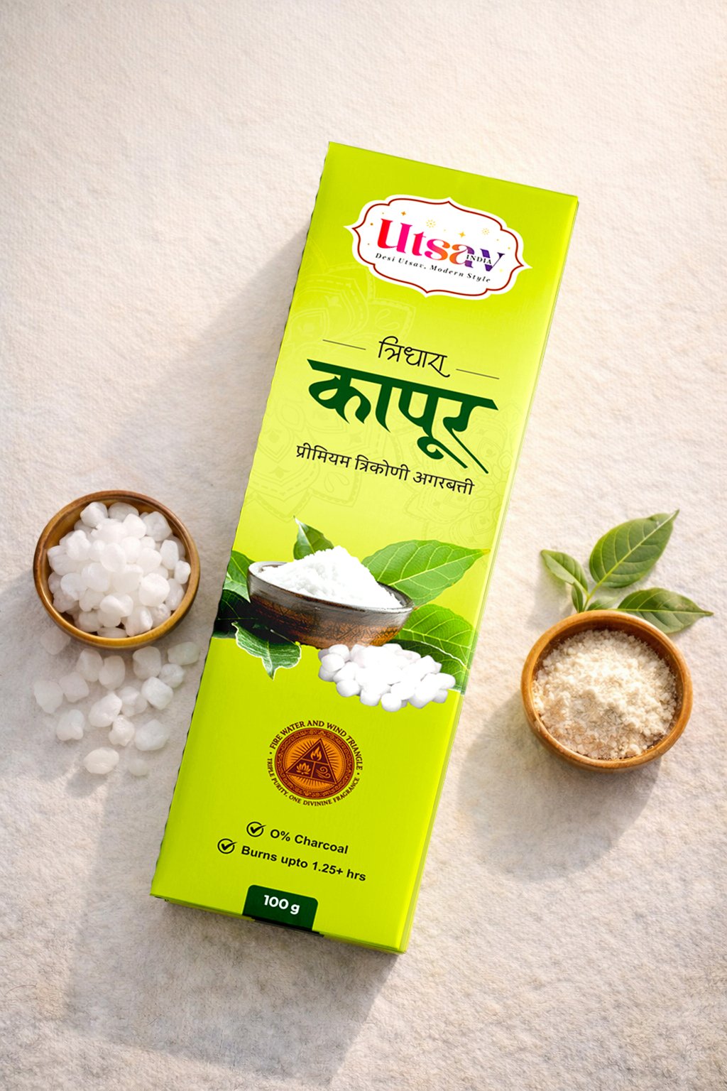 Kapoor – Premium Triangle Incense Sticks