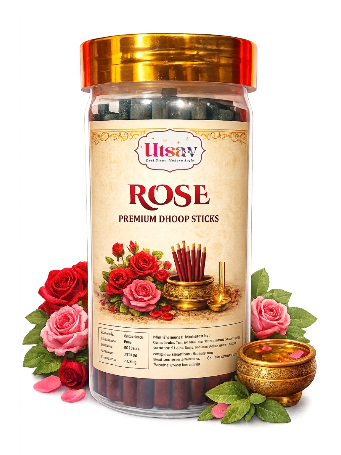 Rose – Premium Dhoop Sticks