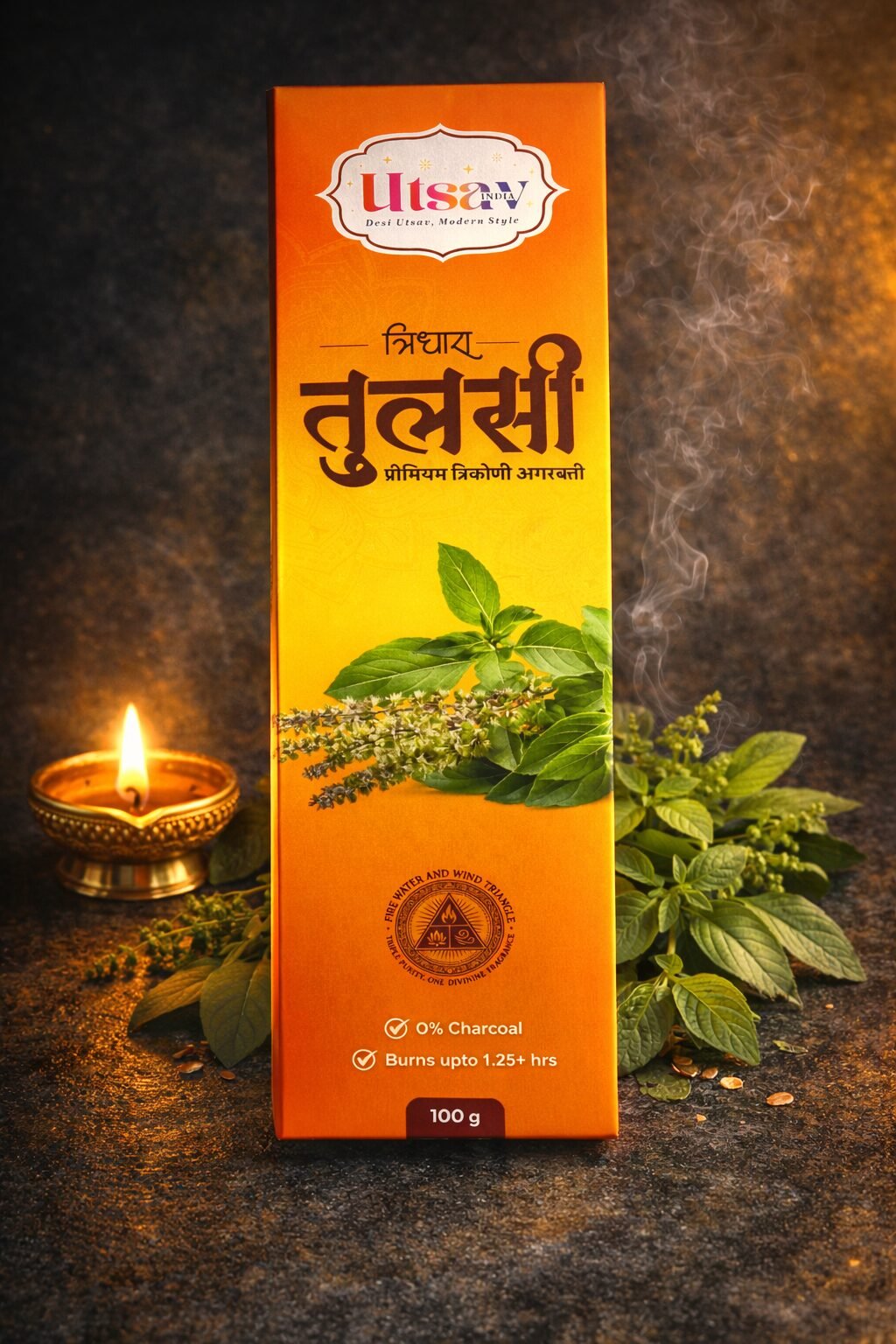 Tulsi – Premium Triangle Incense Sticks Tulsi – Premium Triangle Incense Sticks