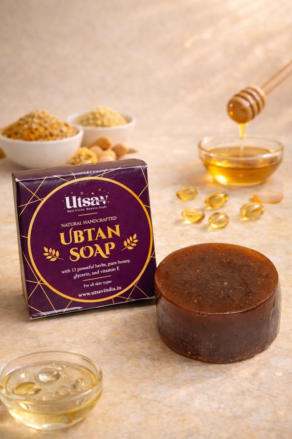 Natural Handcrafted Ubtan Soap