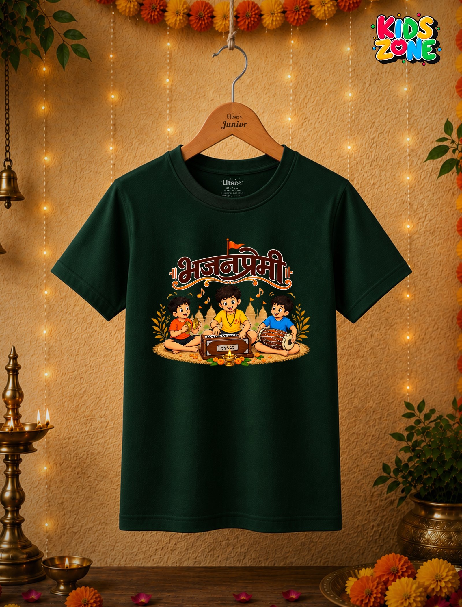 UTSAV INDIA Kids T-shirt UTSAV INDIA Kids T-shirt