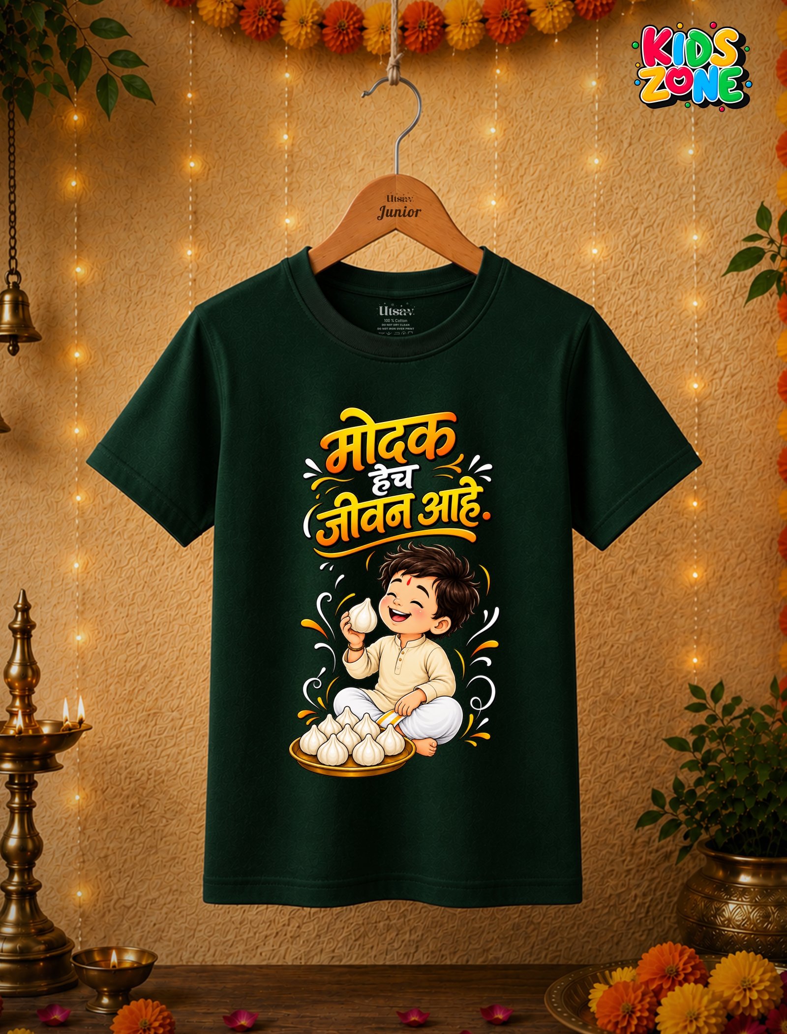 Ganeshotsav Special Kids T-shirt Ganeshotsav Special Kids T-shirt