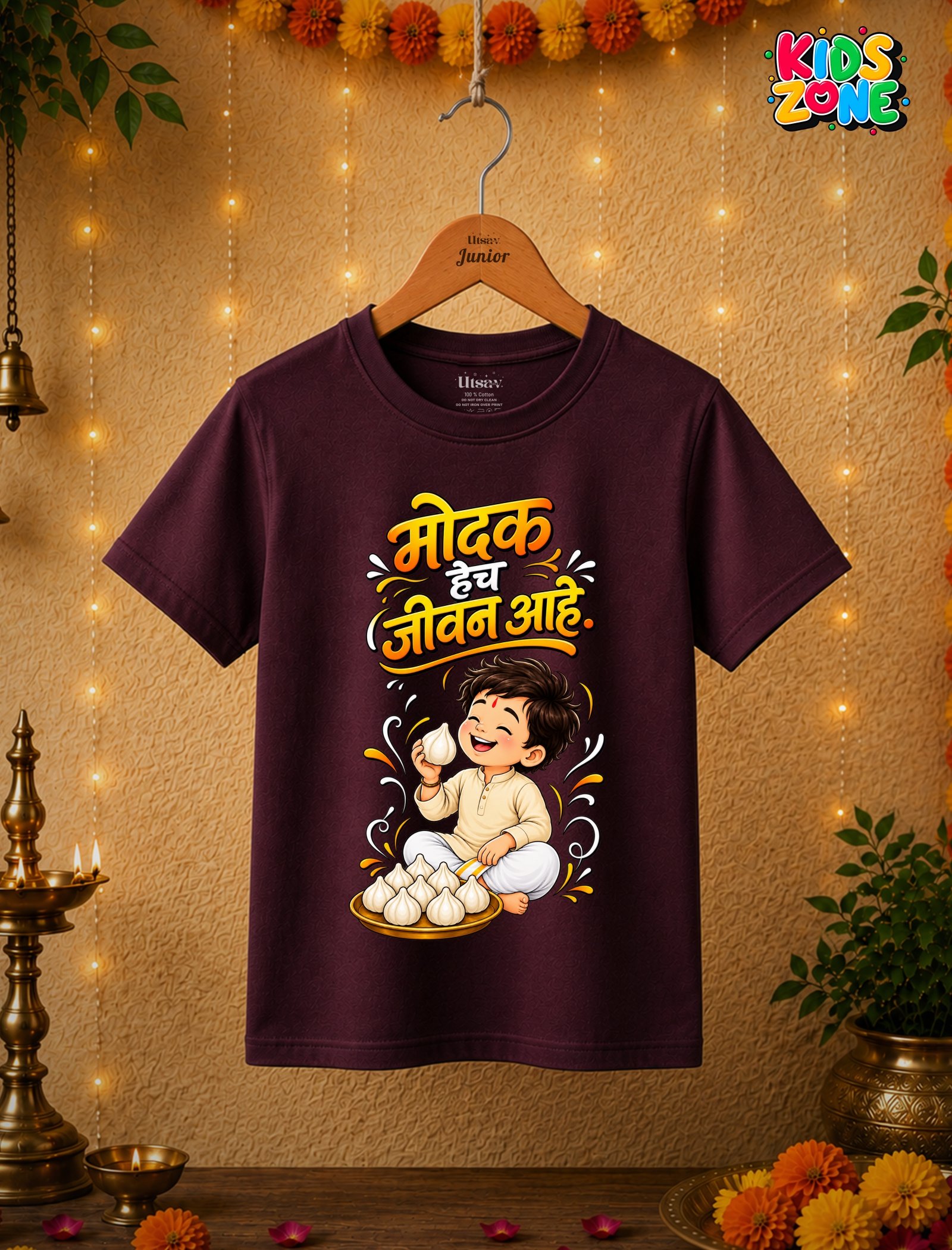 Ganeshotsav Special Kids T-shirt Ganeshotsav Special Kids T-shirt