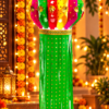 Utsav India Self-Assemble Eco-Friendly Velvet With Golden Work Diwali Lantern | Eco-Friendly Velvet Finish Aakash Kandil (AD455)